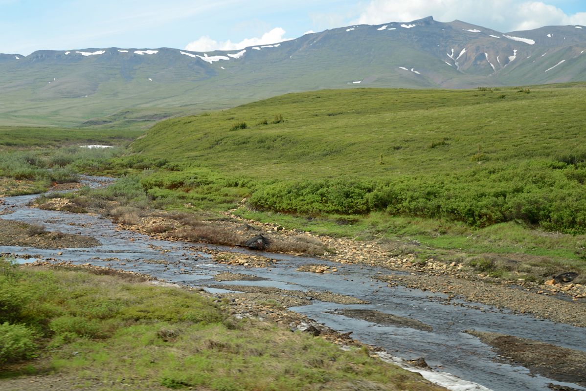 16D Small Stream In The Richardson Mountains From The Dempster Highway On Day Tour From Inuvik To Arctic Circle